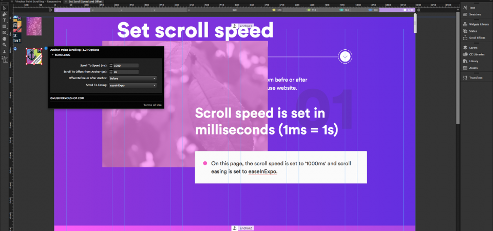 Anchor Point Scrolling