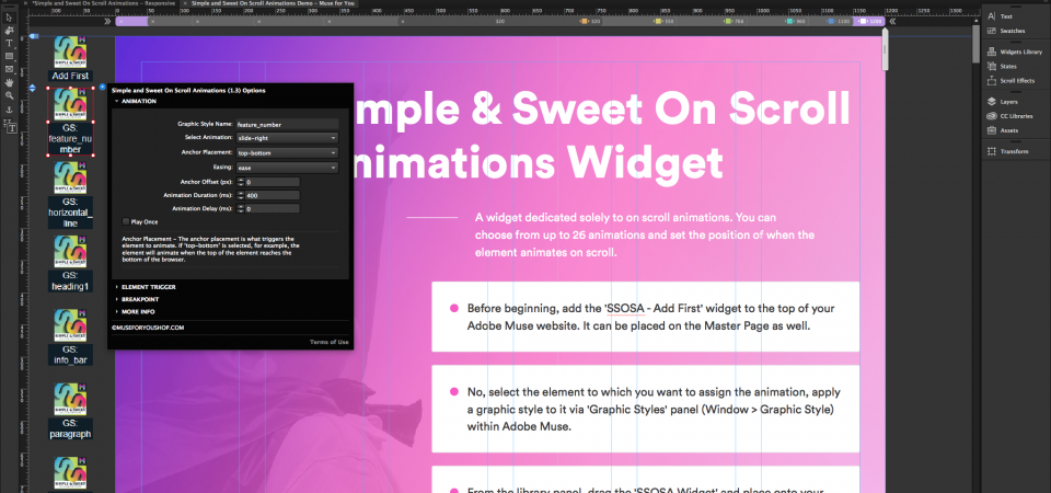 Simple and Sweet On Scroll Animations